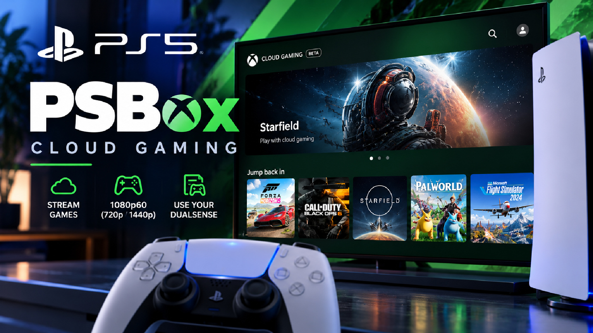 PSBox Cloud Gaming: Xbox Cloud Gaming on Your Jailbroken PS5